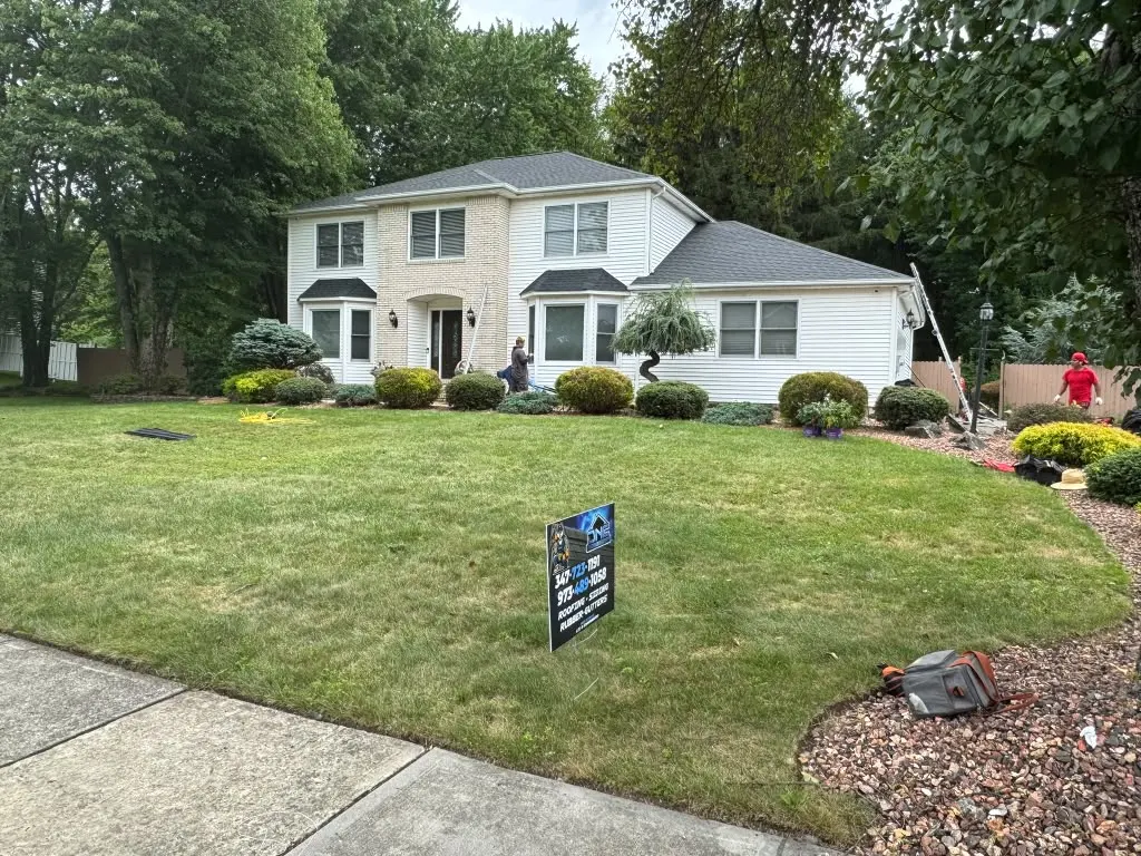 James Hardie siding in Newton, NJ on a home exterior