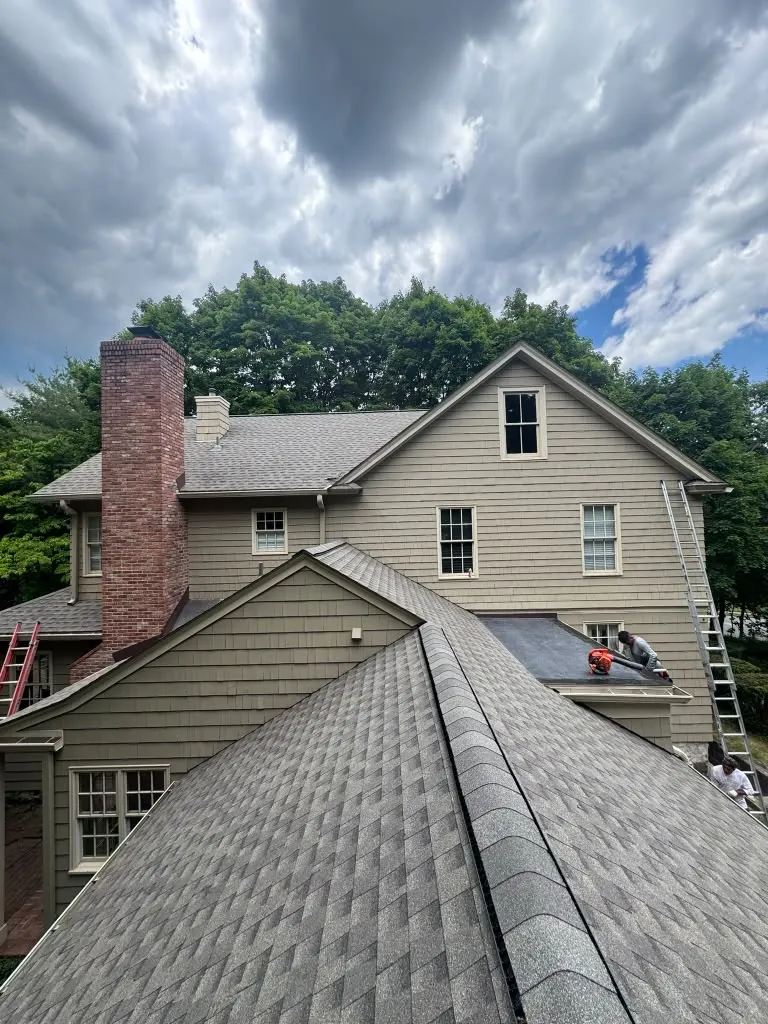 Roof repair completed on a New Jersey property