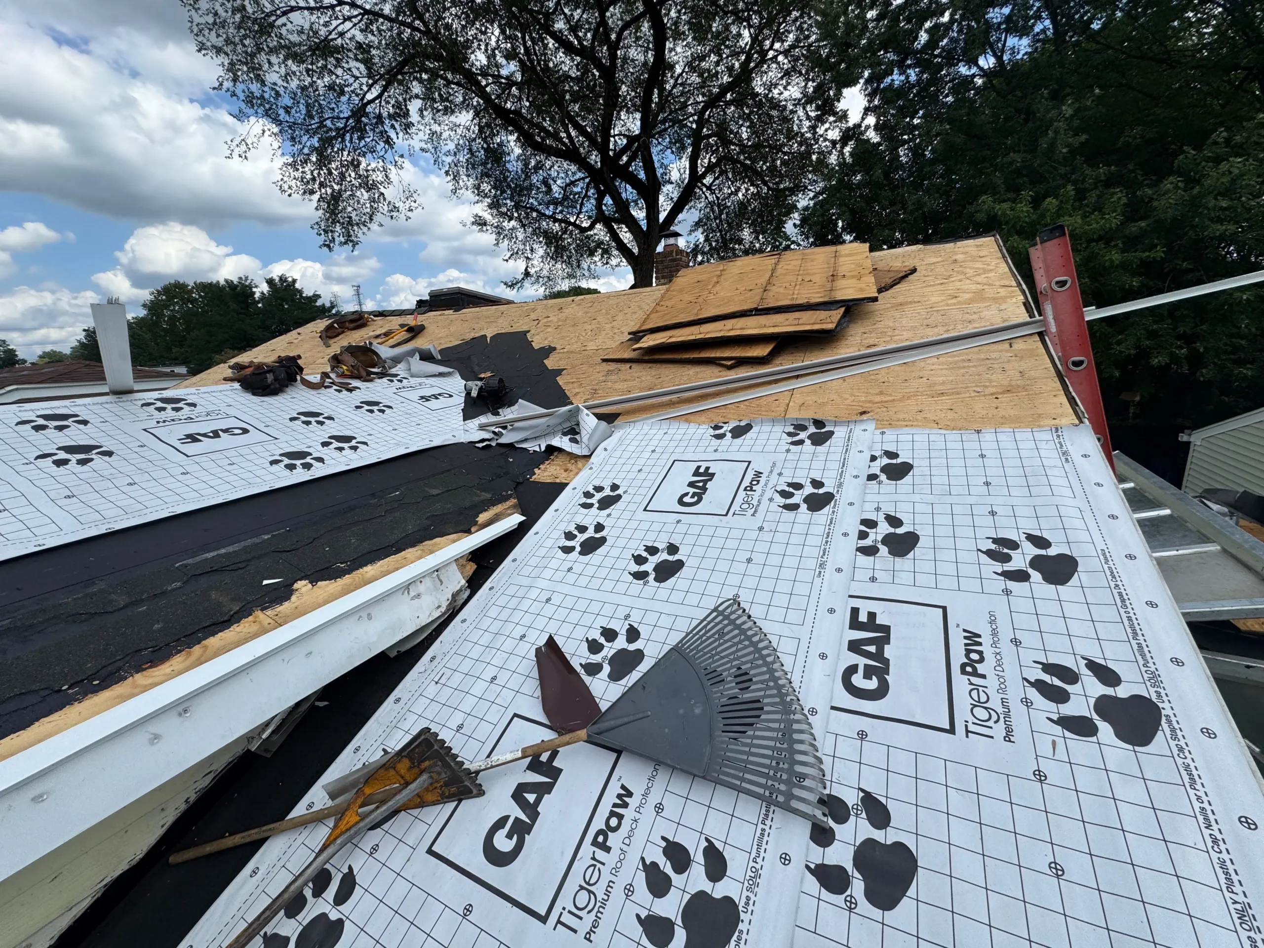 Asphalt shingle roof work by DNC Construction LLC in New Jersey