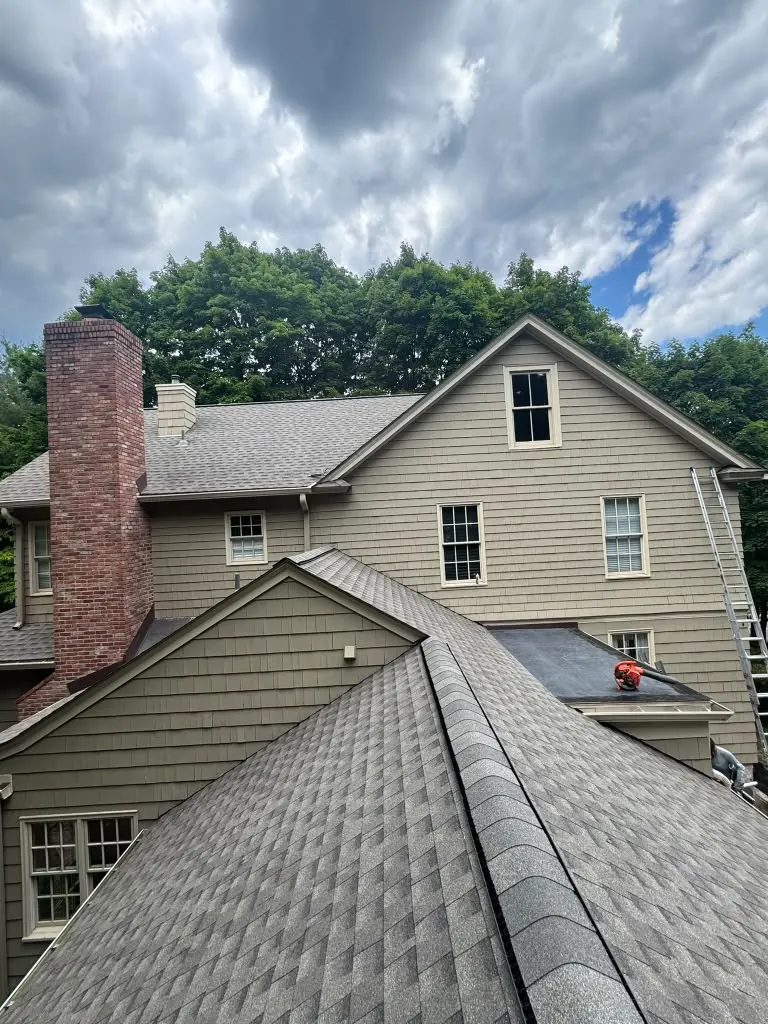 Exterior project on a property in Lafayette, New Jersey